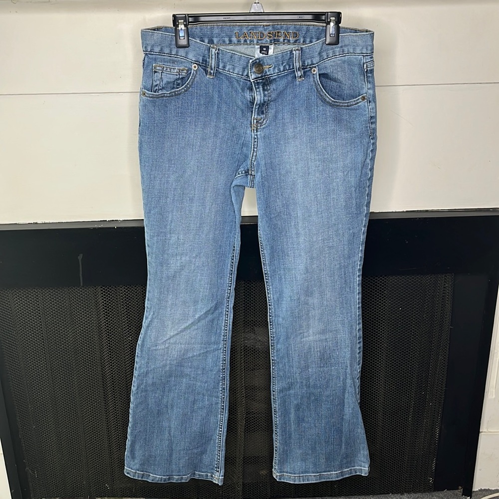 Lands’ End boot cut jeans